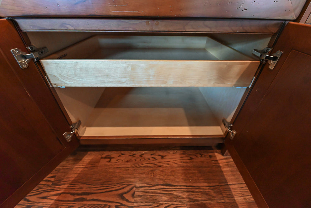 Century Traditional Cherry Kitchen with Granite Countertops and Sub-Zero and Wolf Appliances