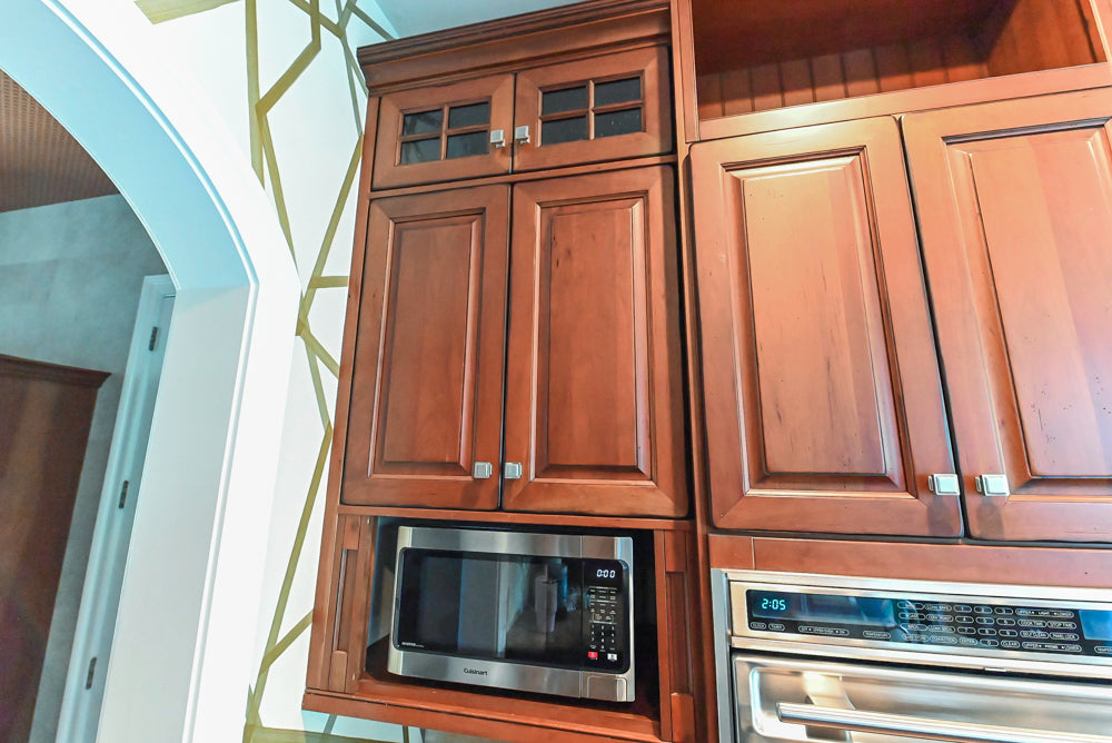 Century Traditional Cherry Kitchen with Granite Countertops and Sub-Zero and Wolf Appliances