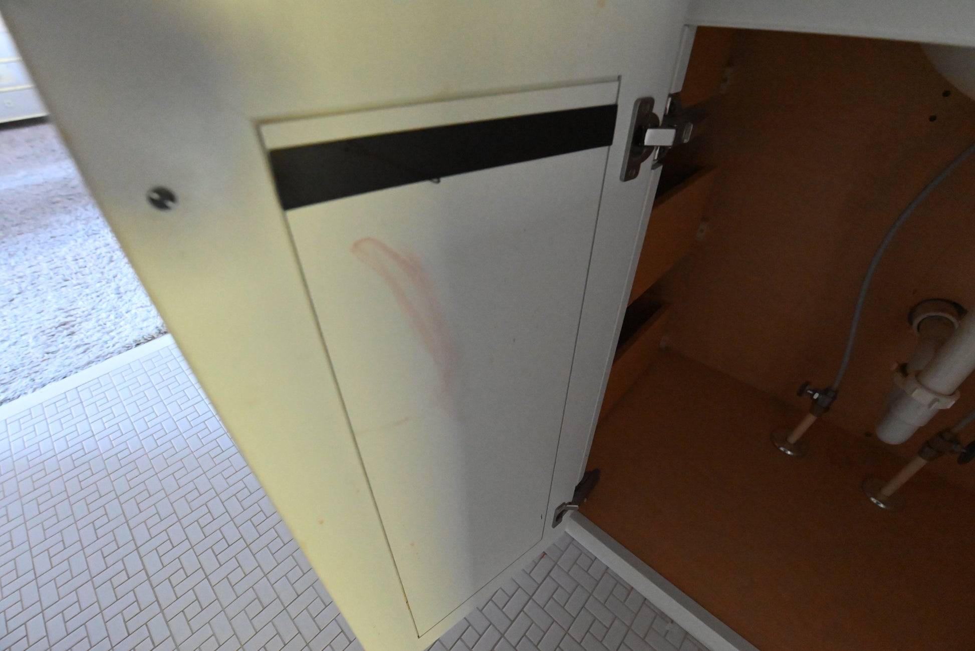 Century Cabinetry Traditional 75" White Double Bowl Vanity with Corian Top, Sinks and Faucets