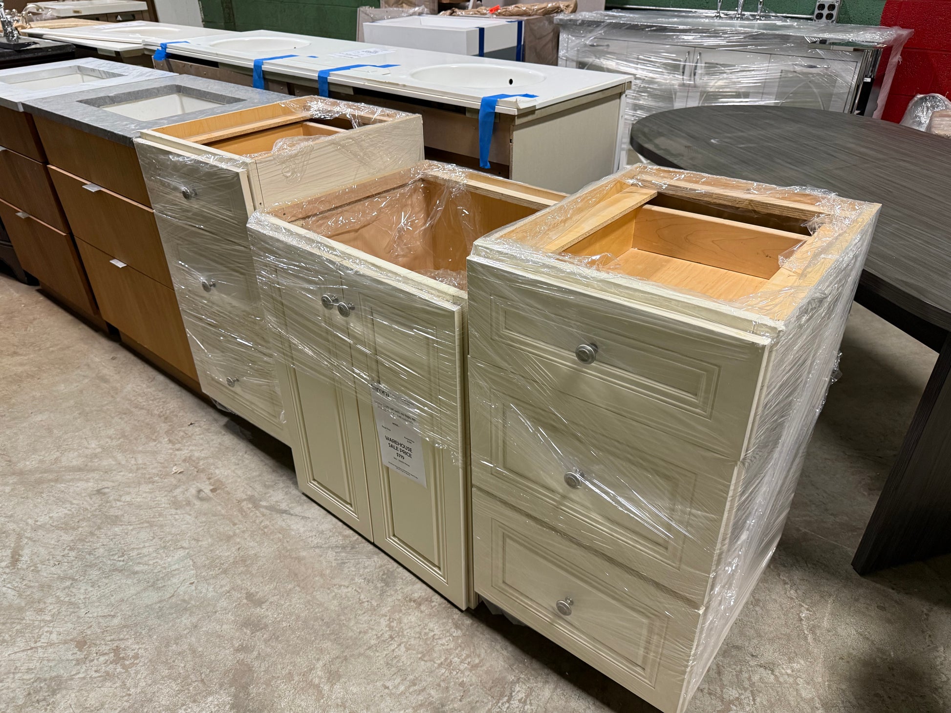 Century Cabinetry Traditional 73" Single Vanity Base - No Top, No Sink, No Faucet