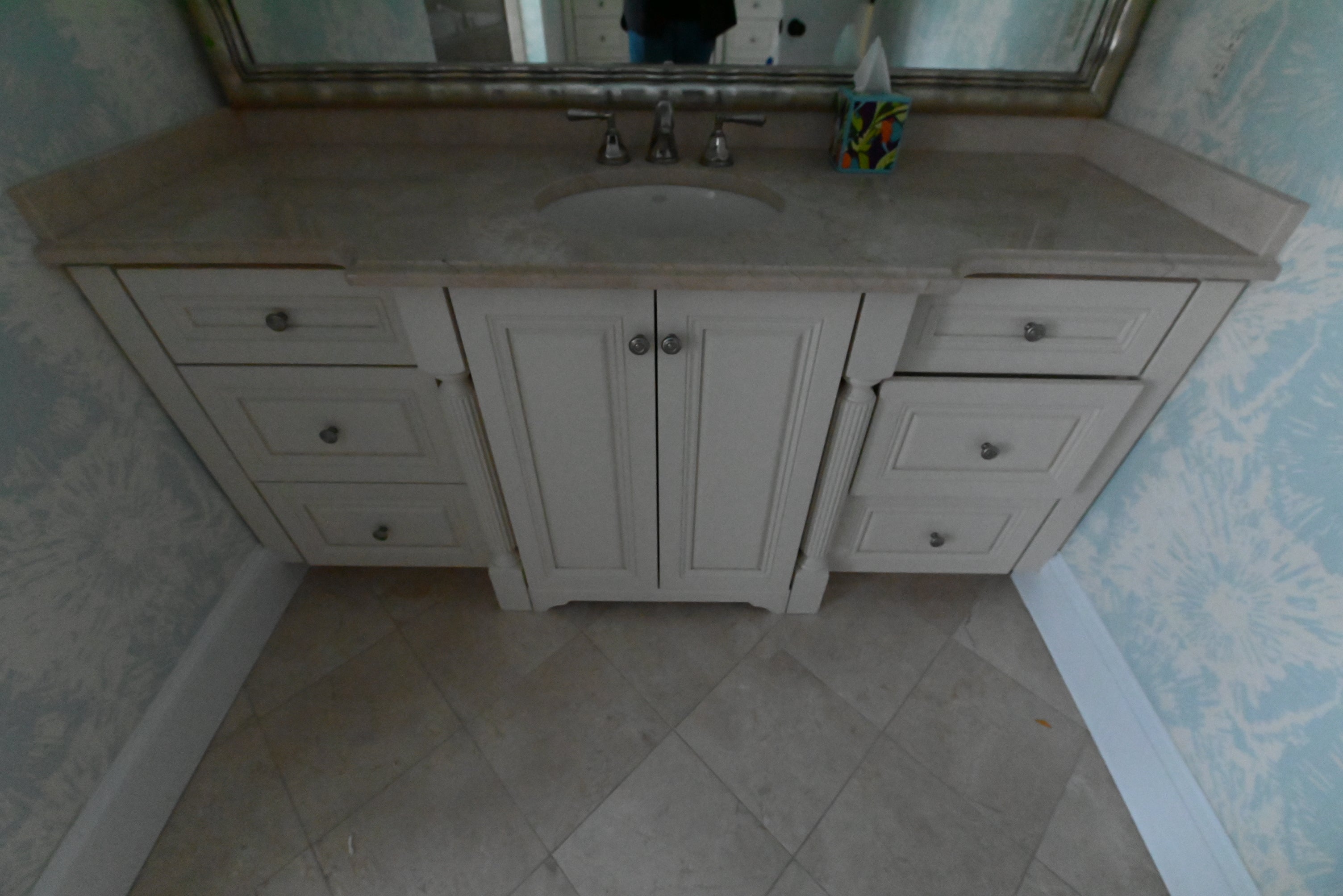 Century Cabinetry Traditional 73" Single Vanity Base - No Top, No Sink, No Faucet