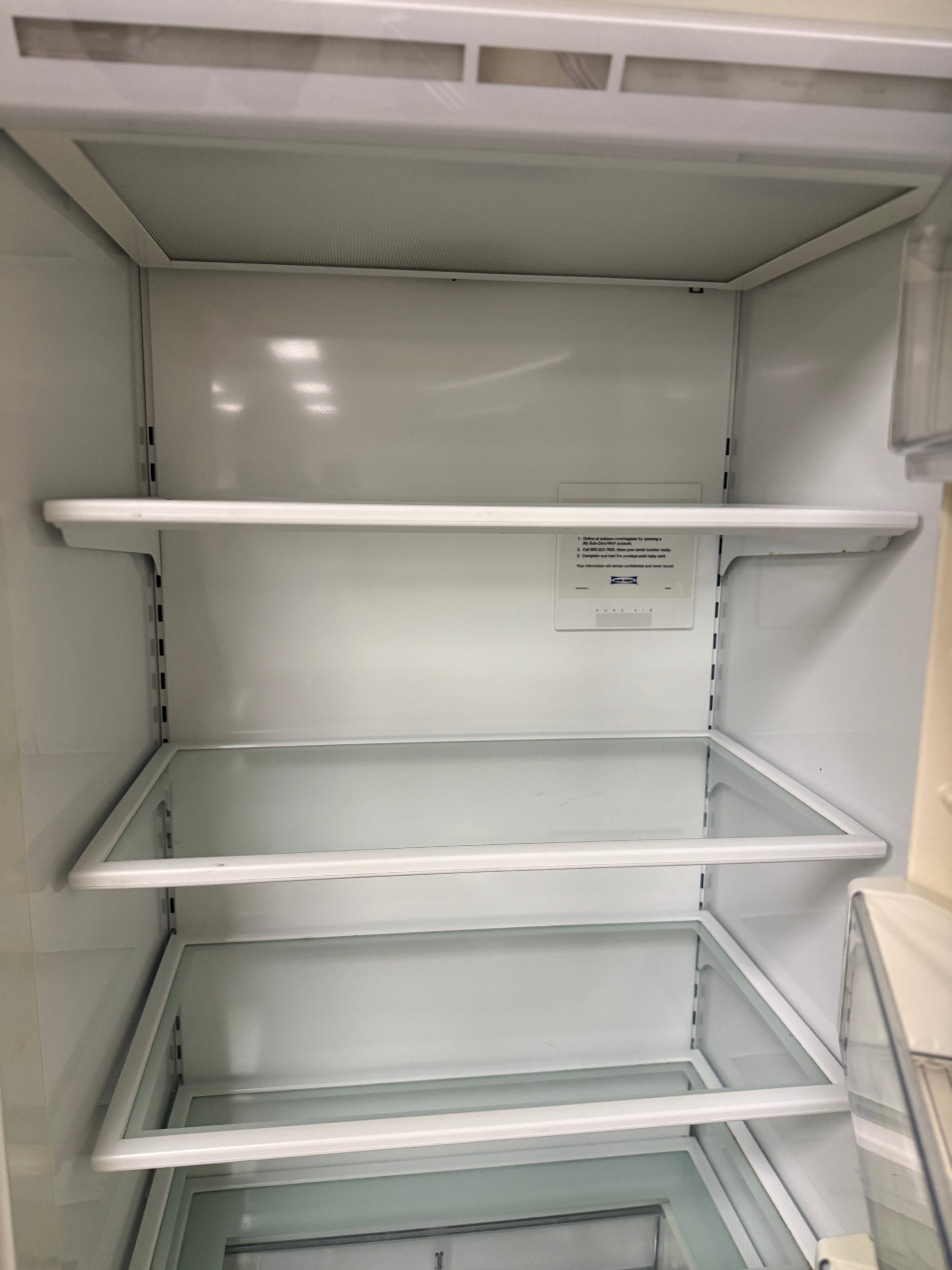 Sub-Zero BI-48S/S/PH 48" Stainless Steel Side by Side Refrigerator, Pre-Owned