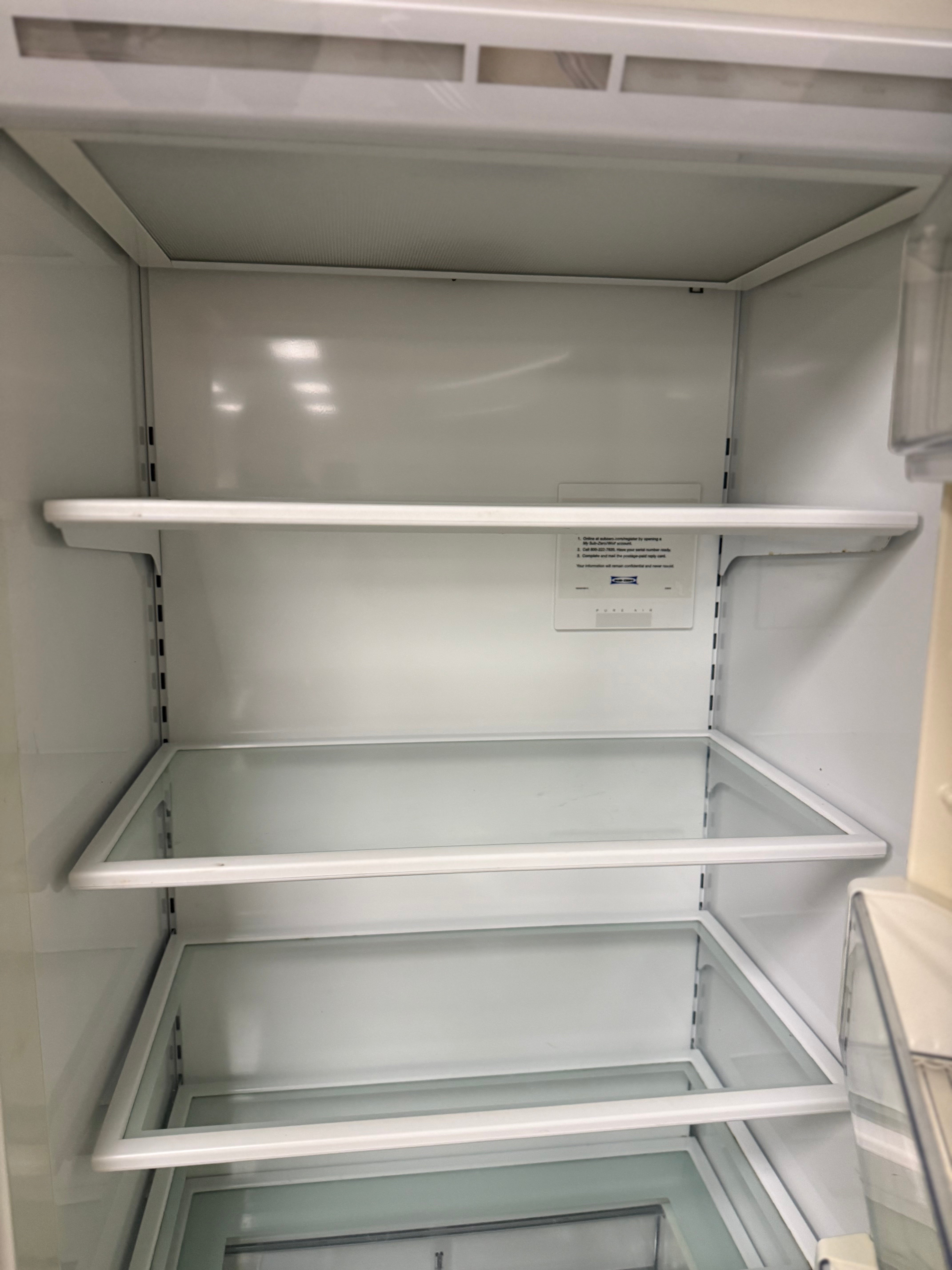 Sub-Zero BI-48S/S/PH 48" Stainless Steel Side by Side Refrigerator, Pre-Owned