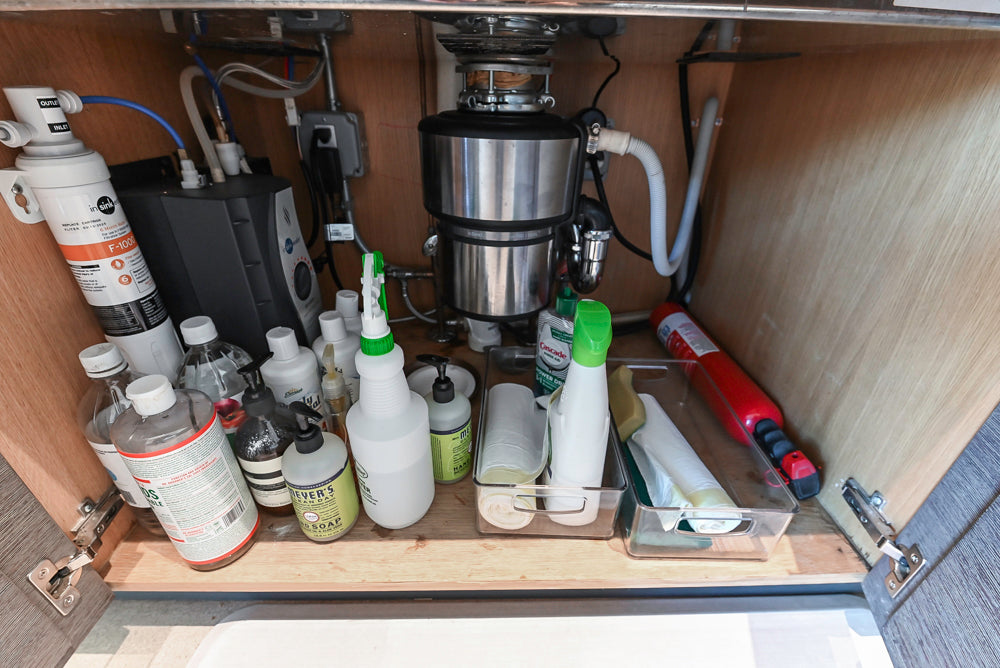 "The Arden" Modern White Gloss Kitchen with Island, Stone Countertops and 60" Wolf Range