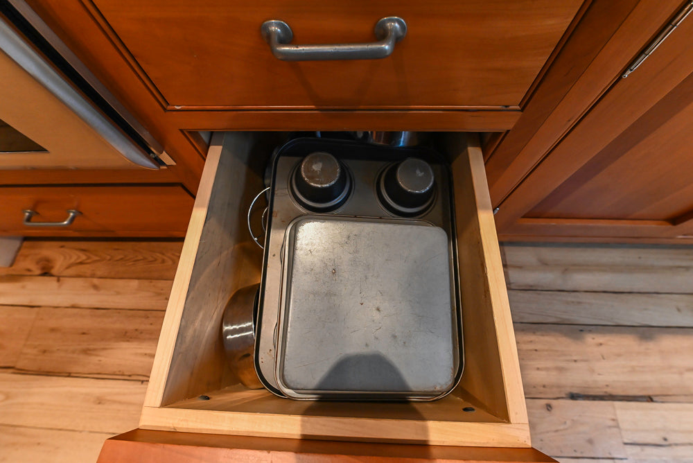 ÒThe DavenportÓ Traditional Wooden Kitchen with Island and 48" Sub-Zero Refrigerator
