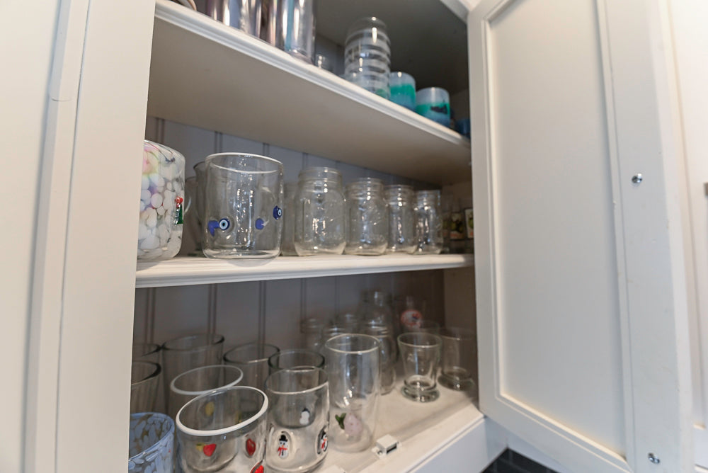 "The Clarendon" Transitional White & Grey Kitchen with Island & Miele Appliances