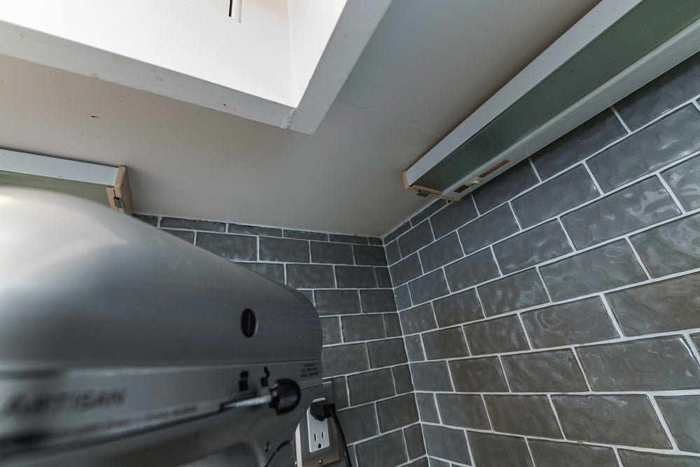"The Clarendon" Transitional White & Grey Kitchen with Island & Miele Appliances