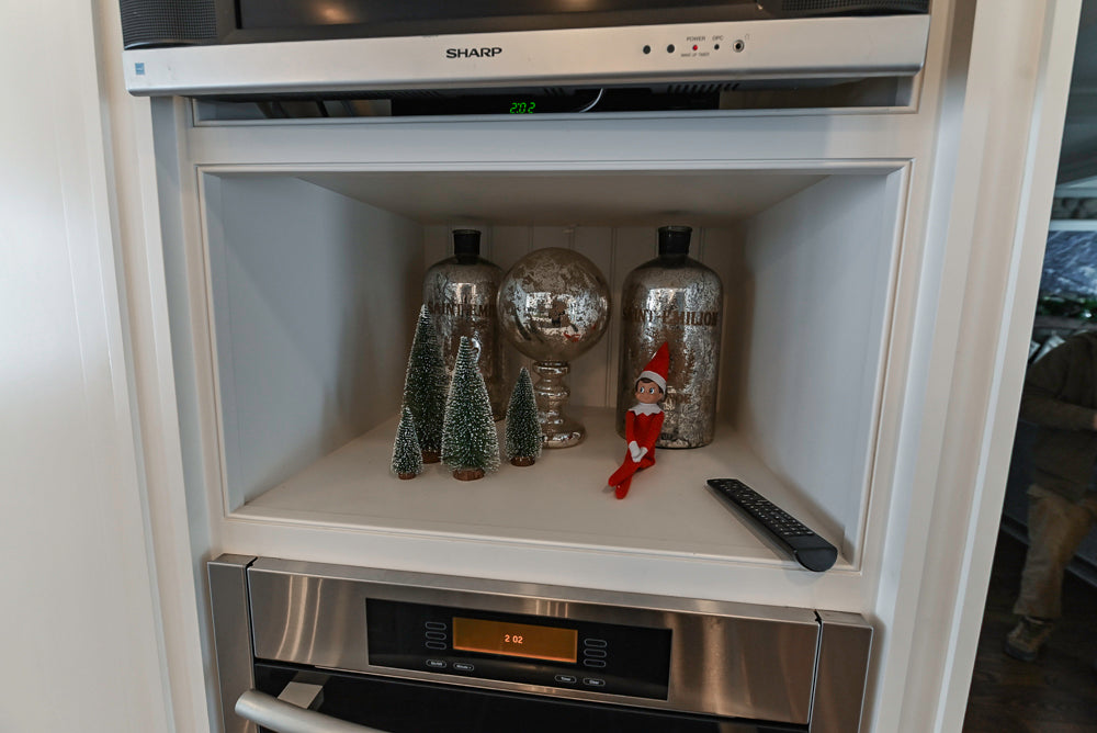 "The Clarendon" Transitional White & Grey Kitchen with Island & Miele Appliances