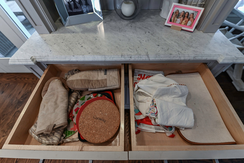 "The Clarendon" Transitional White & Grey Kitchen with Island & Miele Appliances