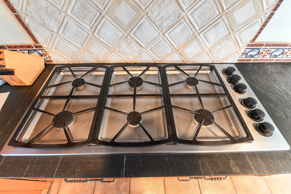 "The Whitford" Transitional Wooden Kitchen with Granite Countertops & Island
