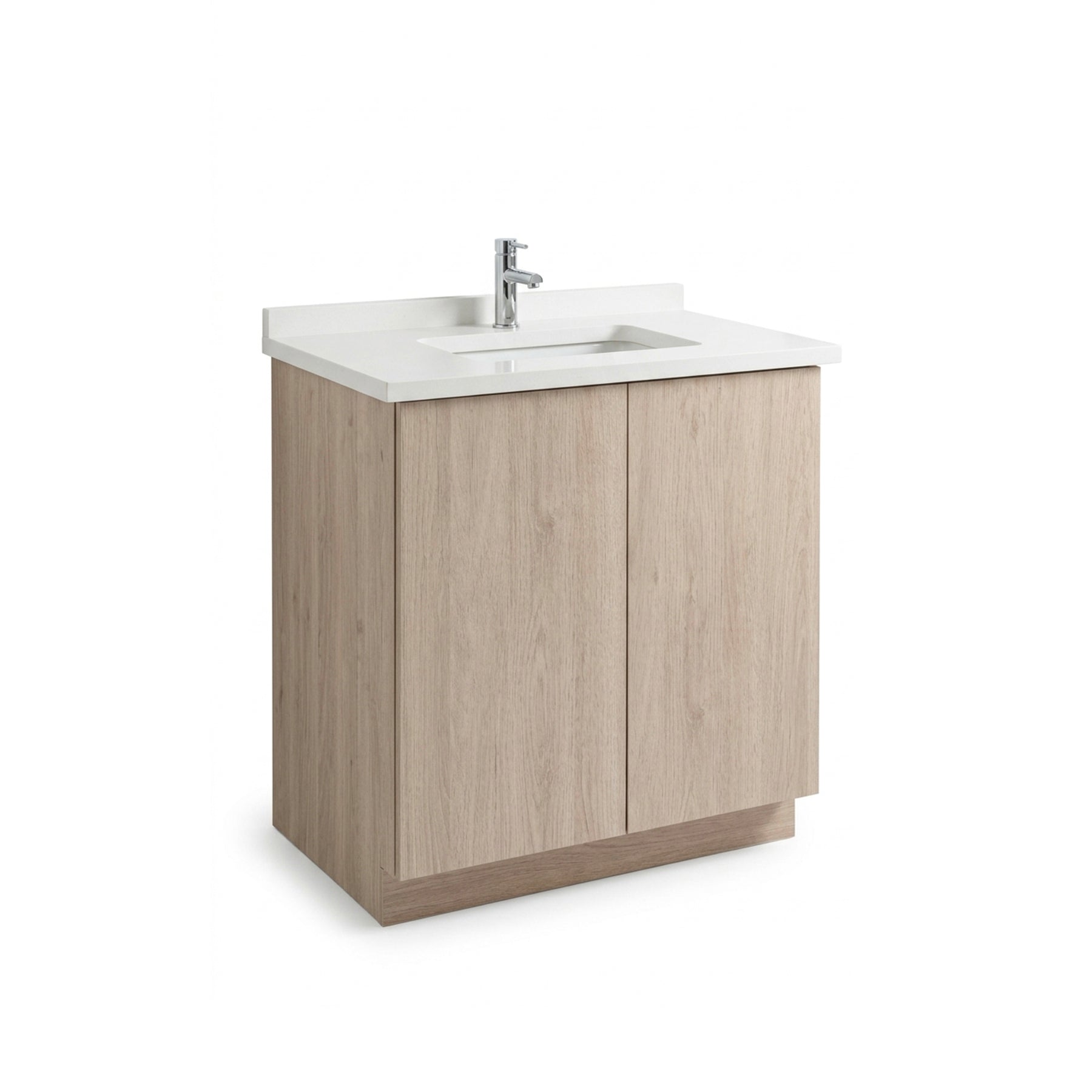 Cabico 30" Sandy Oak Wood Grain Laminate Single Vanity
