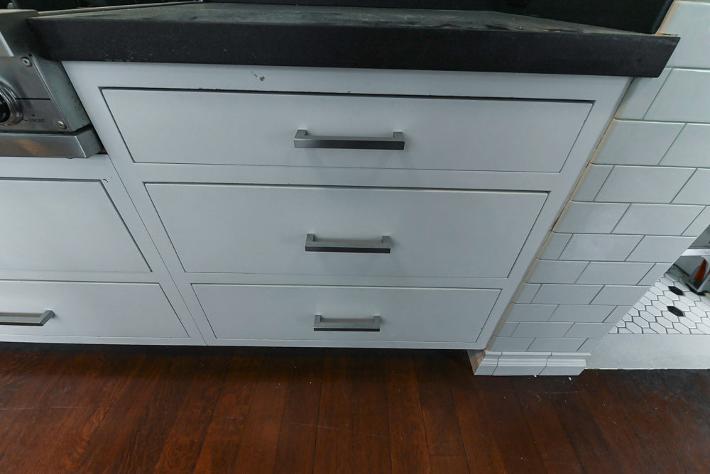 Premier Custom-Built Transitional White Kitchen with Viking Appliances