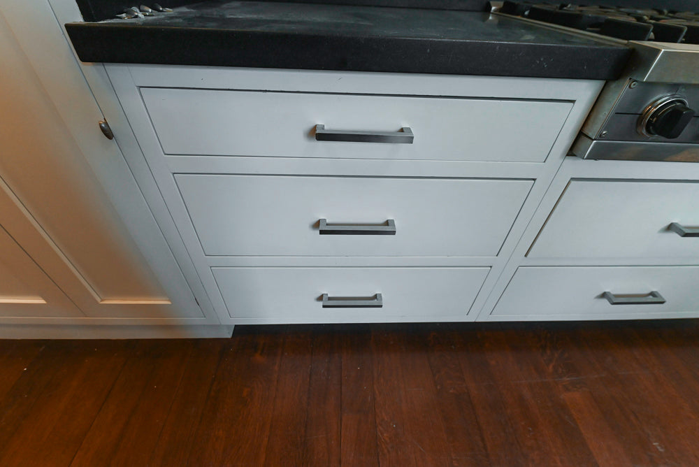 Premier Custom-Built Transitional White Kitchen with Viking Appliances