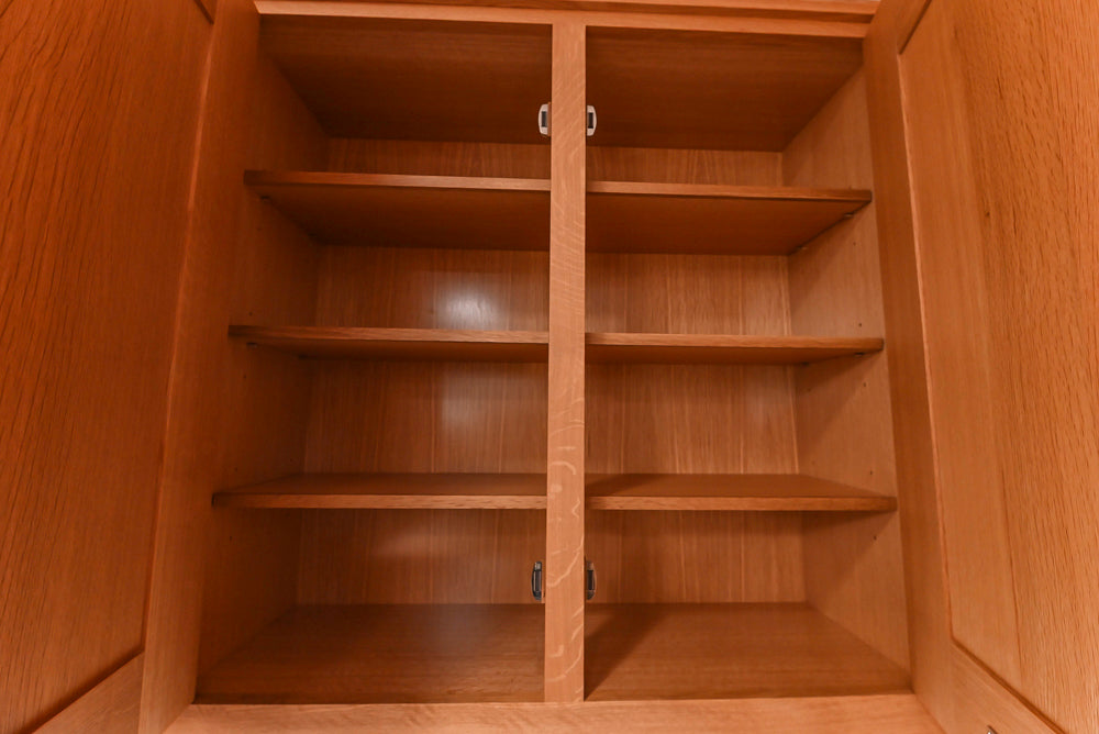 Christopher Peacock "Culinarium" Transitional Rift-Sawn White Oak Kitchen with Island
