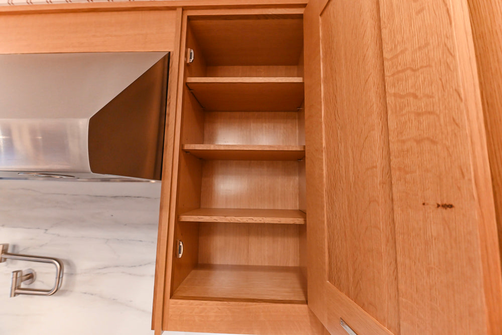 Christopher Peacock "Culinarium" Transitional Rift-Sawn White Oak Kitchen with Island