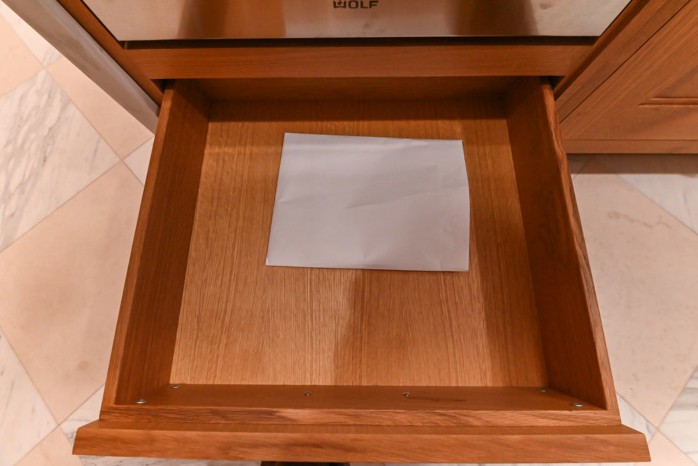 Christopher Peacock "Culinarium" Transitional Rift-Sawn White Oak Kitchen with Island
