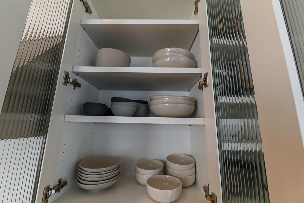 "The Maison Moderne" Kitchen with La Cornue CornuFŽ 110 Range and Marble Top Table