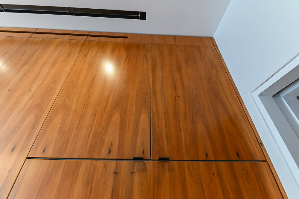 "The Maison Moderne" Kitchen with La Cornue CornuFŽ 110 Range and Marble Top Table