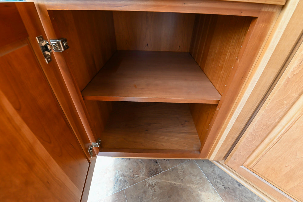 Decora Plaza Cherry Wheatfield Traditional Butler's Pantry with Kohler Sink & Faucet