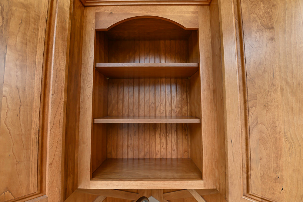 Decora Plaza Cherry Wheatfield Traditional Butler's Pantry with Kohler Sink & Faucet