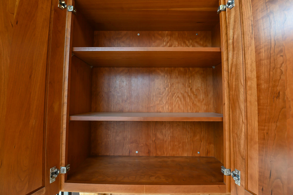 Decora Plaza Cherry Wheatfield Traditional Butler's Pantry with Kohler Sink & Faucet