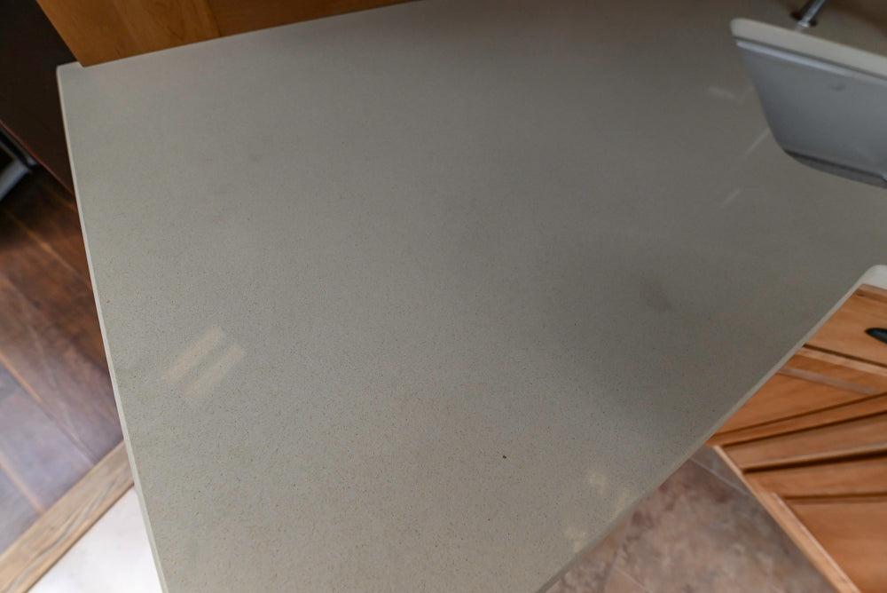 Decora Plaza Cherry Wheatfield Traditional Butler's Pantry with Kohler Sink & Faucet