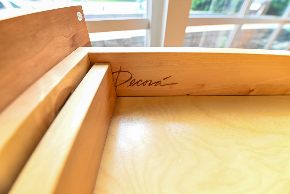 Decora Plaza Cherry Wheatfield Traditional Butler's Pantry with Kohler Sink & Faucet