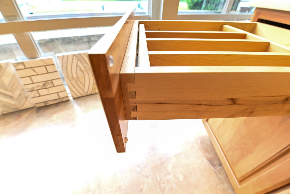 Decora Plaza Cherry Wheatfield Traditional Butler's Pantry with Kohler Sink & Faucet