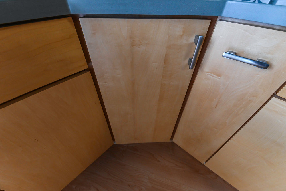 Merillat Classic Fusion Natural Maple Transitional Corner Pantry with Sink