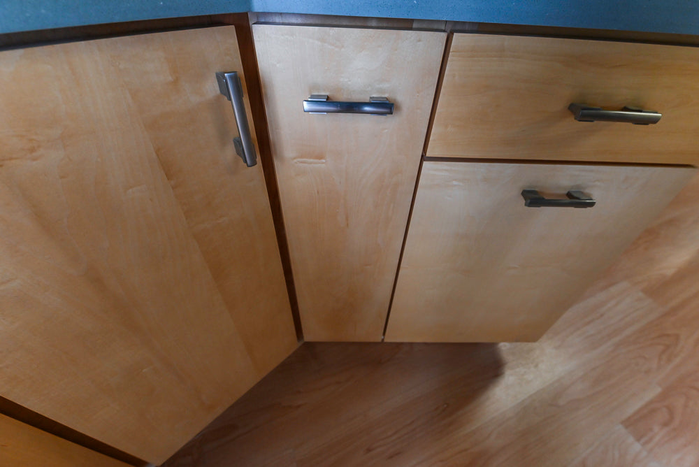 Merillat Classic Fusion Natural Maple Transitional Corner Pantry with Sink