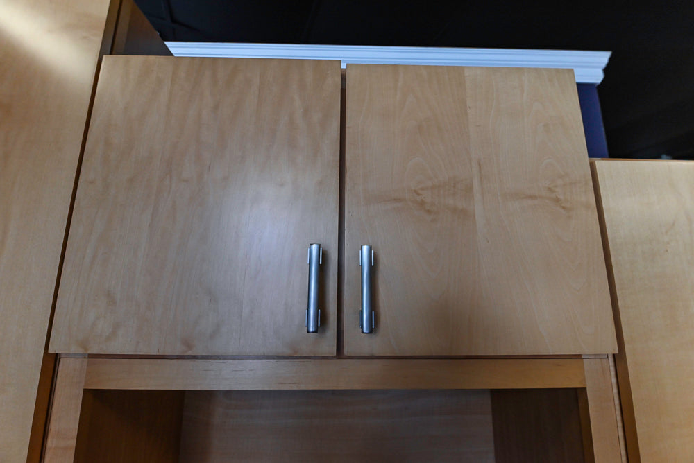 Merillat Classic Fusion Natural Maple Transitional Corner Pantry with Sink