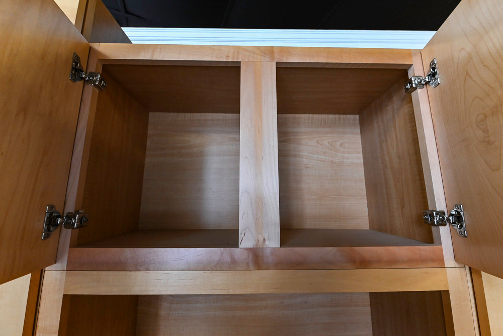 Merillat Classic Fusion Natural Maple Transitional Corner Pantry with Sink