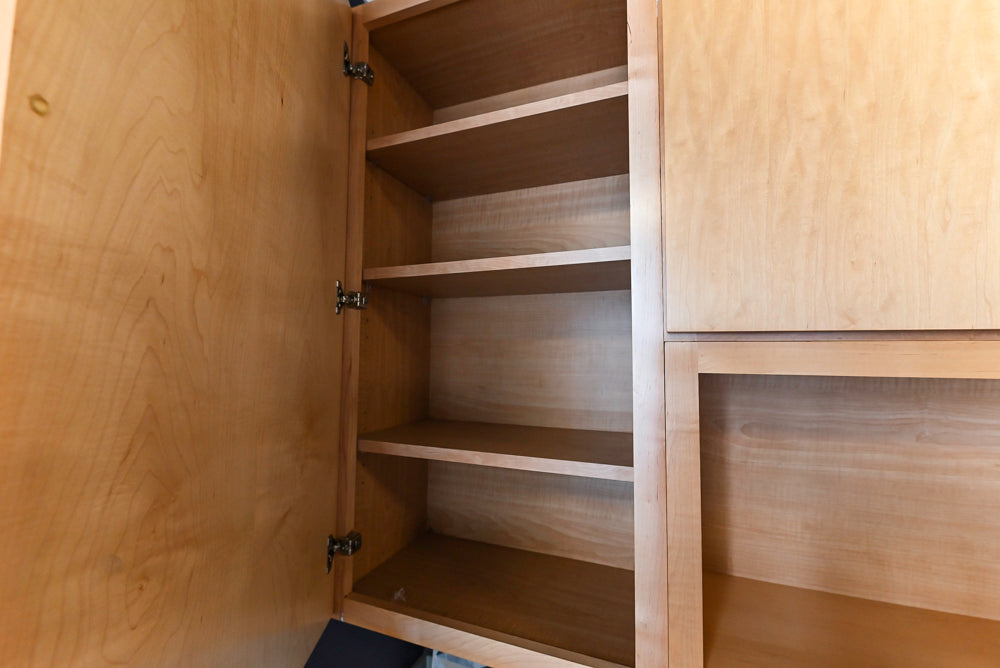 Merillat Classic Fusion Natural Maple Transitional Corner Pantry with Sink