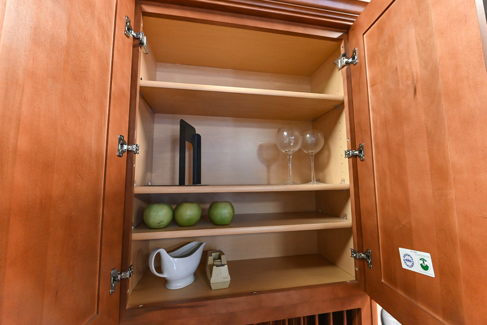 Wolf Classic Cabinets Hudson Wooden Traditional Partial Kitchen Cabinets with Sink and Faucet