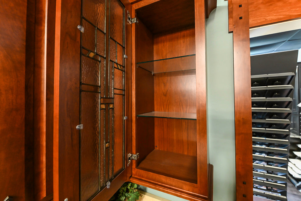 Decora Traditional Wooden Partial Corner Kitchen with Sink and Faucet