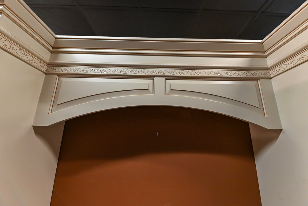 Custom Traditional Cream Wooden Mudroom Cabinets