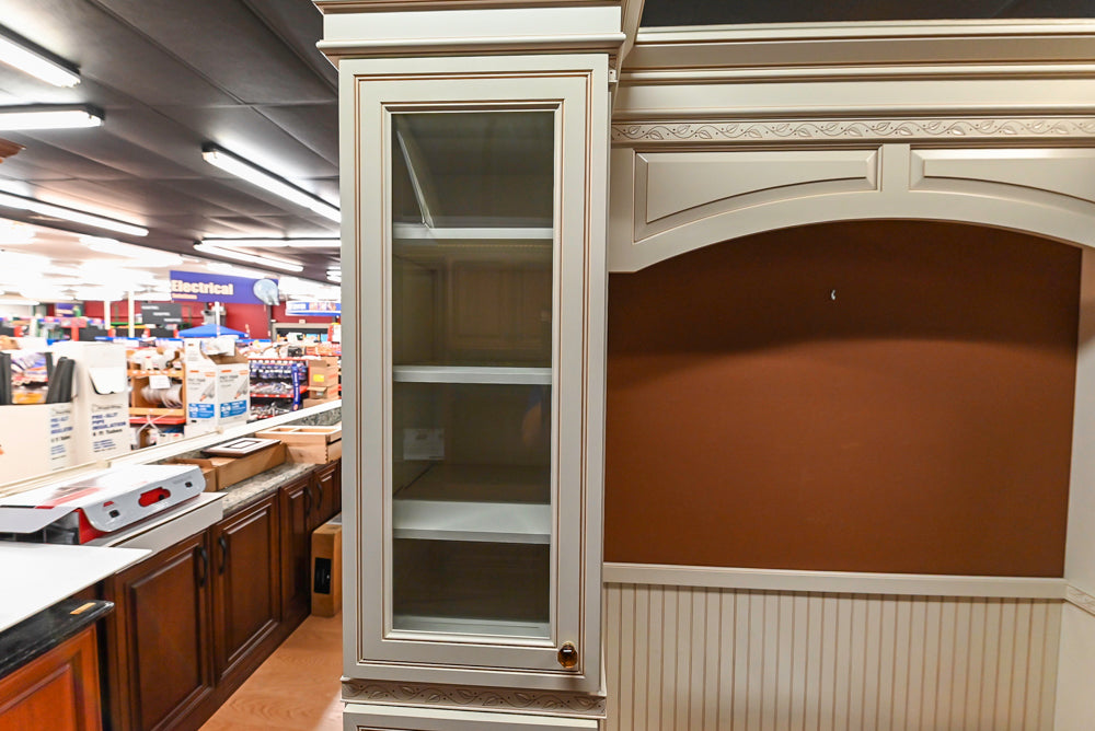 Custom Traditional Cream Wooden Mudroom Cabinets