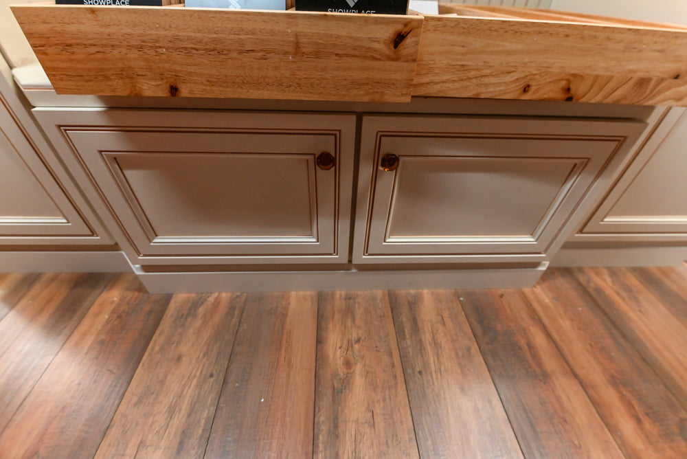 Custom Traditional Cream Wooden Mudroom Cabinets