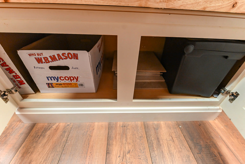 Custom Traditional Cream Wooden Mudroom Cabinets