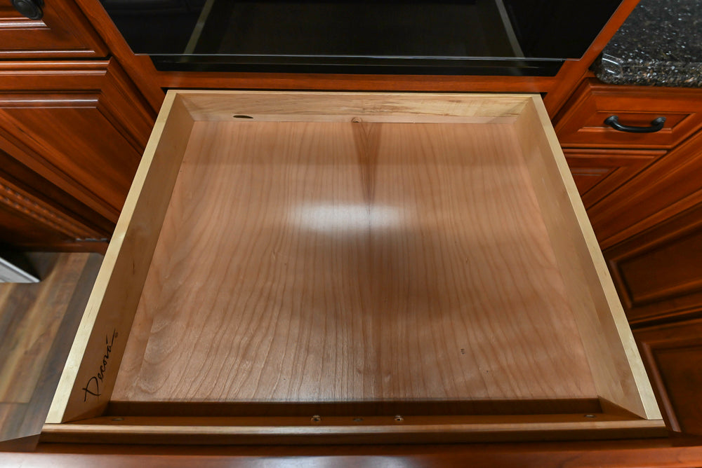 Decora Galleria Cherry Wood Traditional Partial Kitchen with Sink