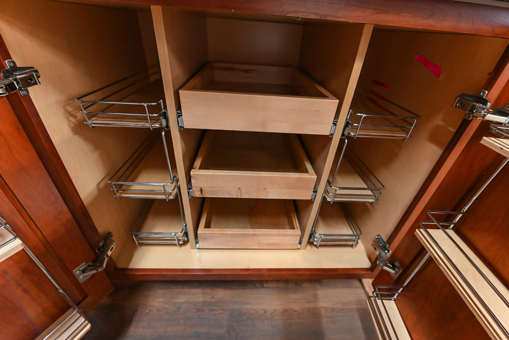 Decora Galleria Cherry Wood Traditional Partial Kitchen with Sink