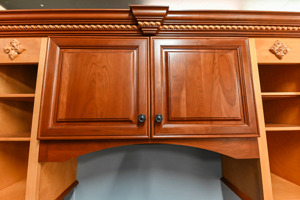 Decora Galleria Cherry Wood Traditional Partial Kitchen with Sink