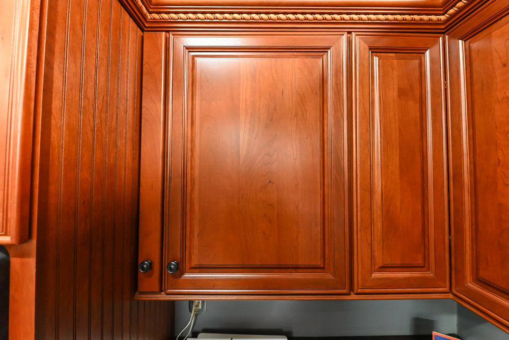 Decora Galleria Cherry Wood Traditional Partial Kitchen with Sink
