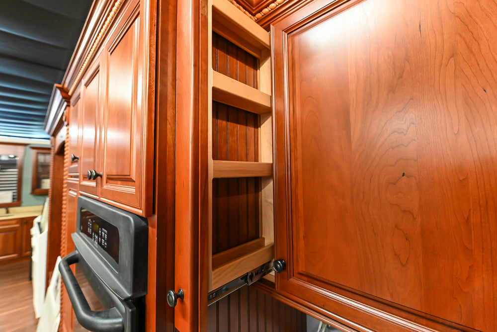 Decora Galleria Cherry Wood Traditional Partial Kitchen with Sink