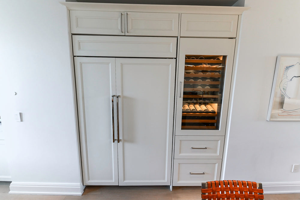 SieMatic Transitional White Kitchen with Island & Luxury Appliances