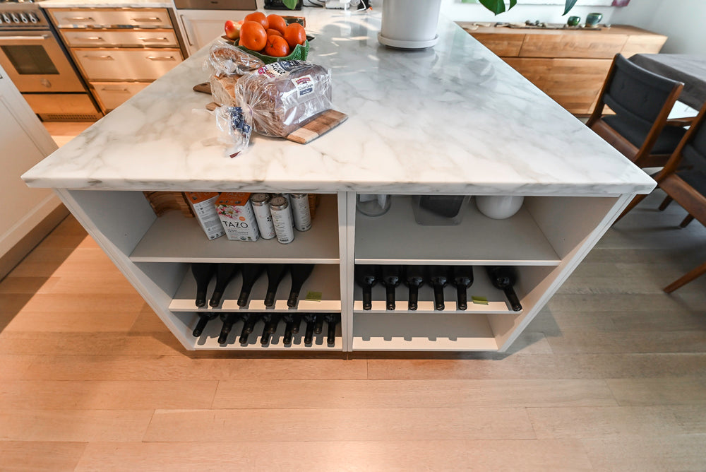 SieMatic Transitional White Kitchen with Island & Luxury Appliances