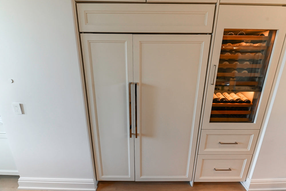 SieMatic Transitional White Kitchen with Island & Luxury Appliances