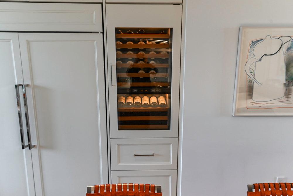 SieMatic Transitional White Kitchen with Island & Luxury Appliances
