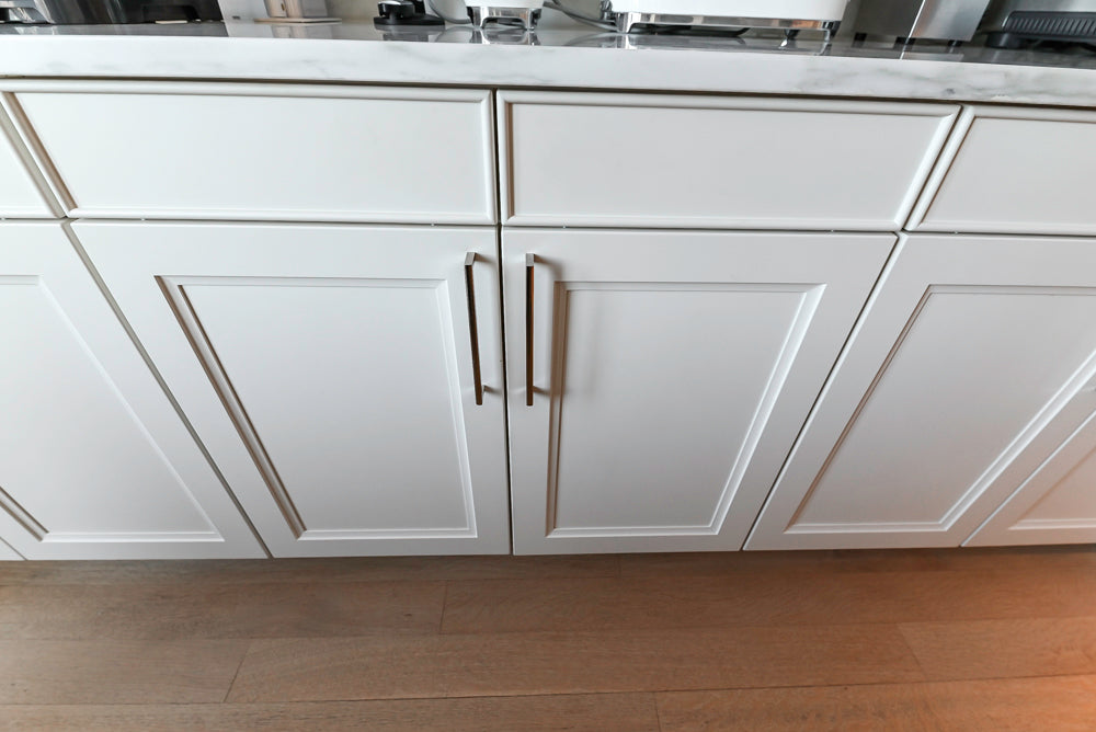 SieMatic Transitional White Kitchen with Island & Luxury Appliances