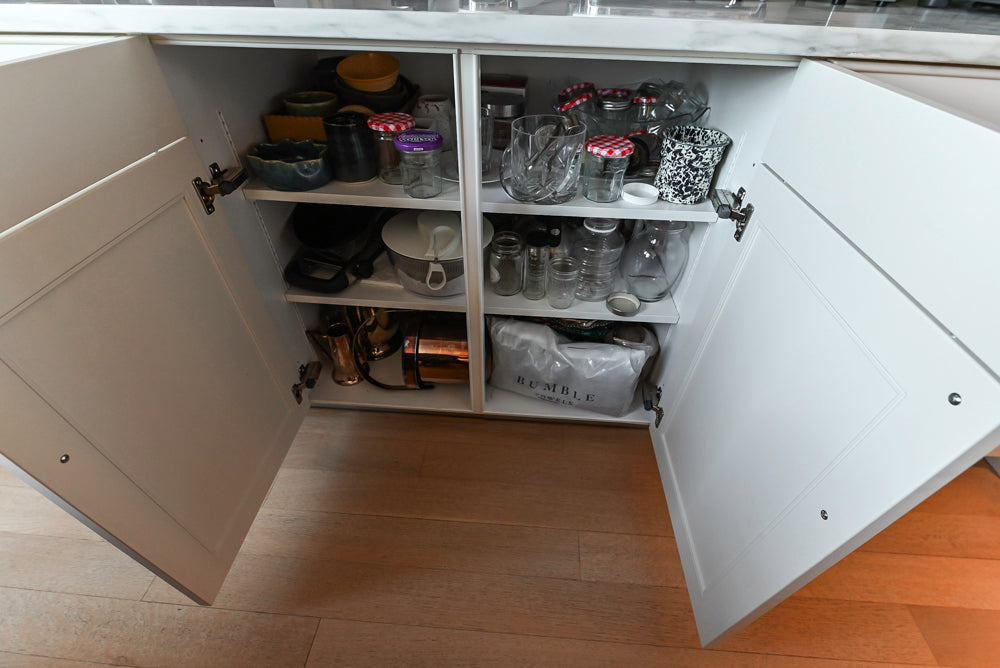 SieMatic Transitional White Kitchen with Island & Luxury Appliances